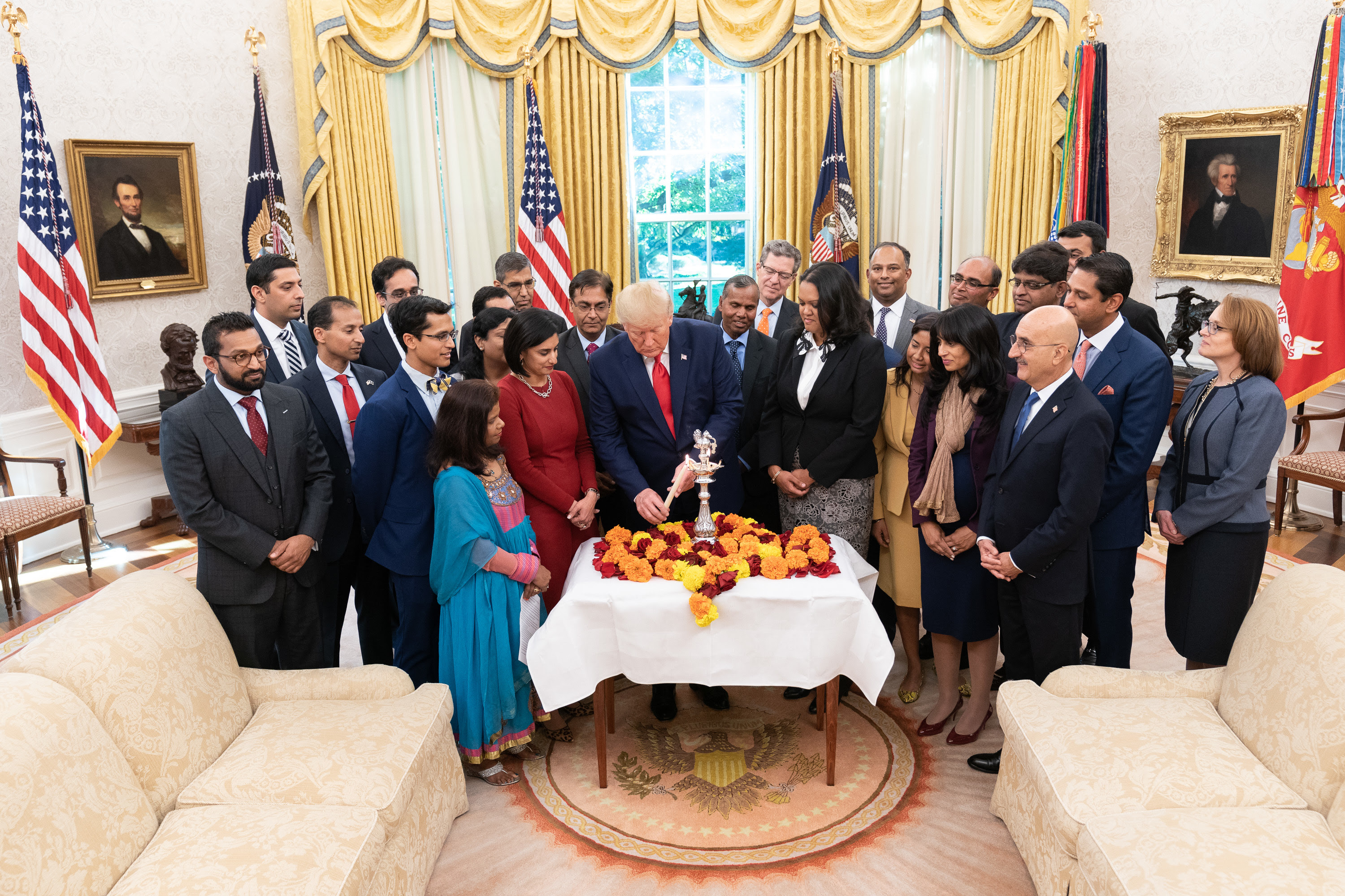 President Trump holds Diwali ceremony at White House, IndianAmerican