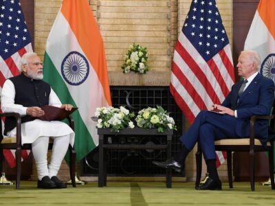 Prime Minister Narendra Modi with President Joe Biden at the Indo pacific meetings in Japan May 23, 2022. Pboto: Twitter @narendramodi