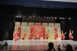 Members of the Tamil diaspora presenting a traditional dance performance on January 28, 2023, at the Bethesda Chevy Chase High School in Maryland. PHOTO: T. Vishnudatta Jayaraman, News India Times