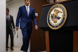 Matthew M. Graves, the U.S. attorney for the District of Columbia, arrives for a Wednesday news conference to announce charges involving a D.C.-based robbery ring that allegedly targeted jewelry stores in four East Coast states. MUST CREDIT: Washington Post photo by Bill O'Leary